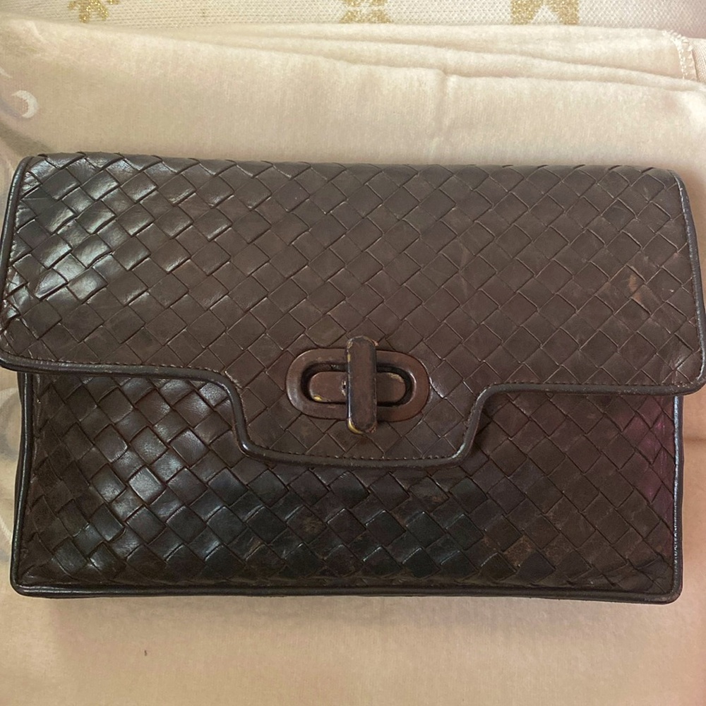 Bottega Veneta Interciato clutch